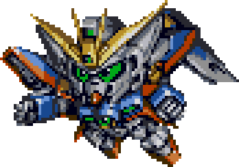 Wing Gundam Zero full-body art — Super Robot Wars F Final