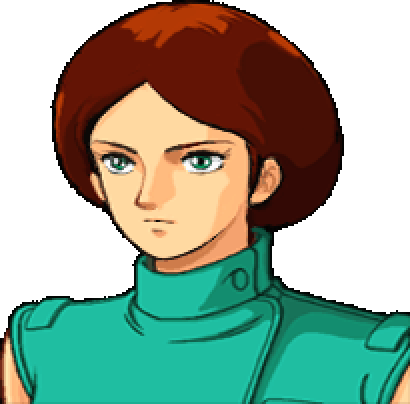 Emma face portrait — Super Robot Wars Impact (remake)