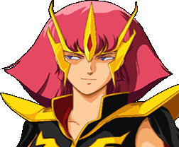 Haman face portrait — Super Robot Wars Impact (remake)
