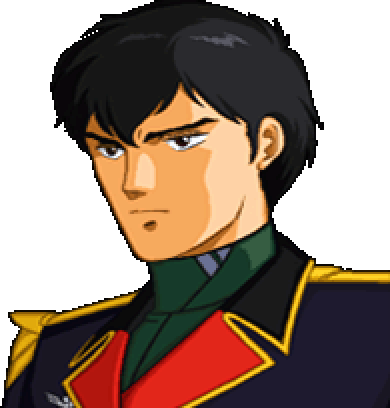 Gyunei face portrait — Super Robot Wars Impact (remake)
