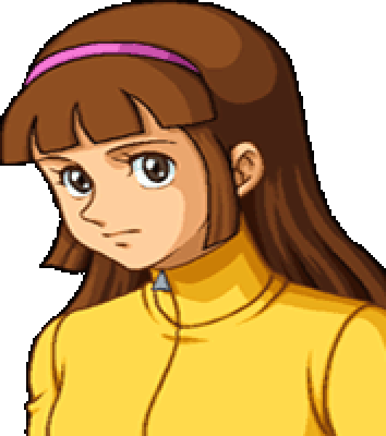 Sayaka face portrait — Super Robot Wars Impact (remake)