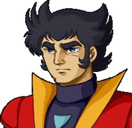 Tetsuya face portrait — Super Robot Wars Impact (remake)