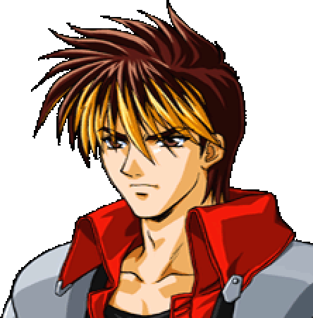 Kyosuke face portrait — Super Robot Wars Impact (remake)