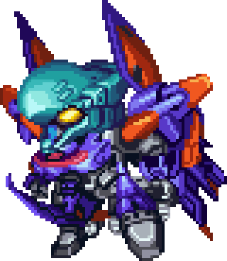 エステバリス空戦イズミ full-body art — Super Robot Wars Impact (remake)