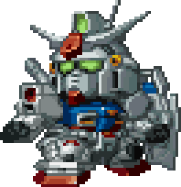 ガンダム試作1号機 full-body art — Super Robot Wars Impact (remake)