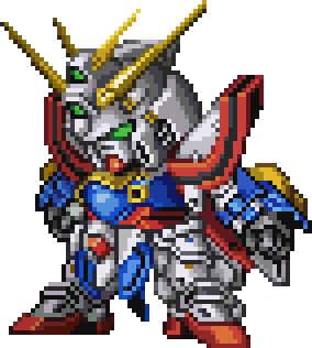 ゴッドガンダムＨ full-body art — Super Robot Wars Impact (remake)