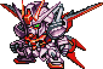 エールストライクルージュ 機体全身 — スーパーロボット大戦J