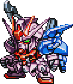 ソードストライクルージュ 機体全身 — スーパーロボット大戦J