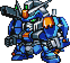 デュエルガンダムＡＳ full-body art — Super Robot Wars J