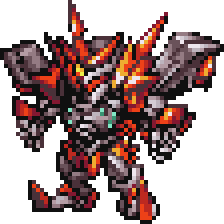 Tekkaman Evil full-body art — Super Robot Wars J