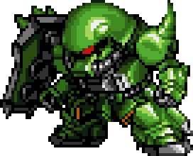 ザクウォーリア full-body art — Super Robot Wars K