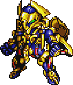 Saudade of Sunday full-body art — Super Robot Wars K