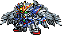 Wing Gundam Zero full-body art — Super Robot Wars L