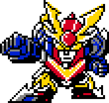 Daitarn 3 full-body art — Super Robot Wars Link Battler
