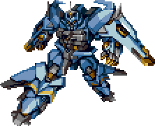 Granzon full-body art — Super Robot Wars Gaiden: Masou Kishin – The Lord of Elemental (remake)