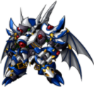 Rein Weissritter map icon — Super Robot Wars OG: The Moon Dwellers