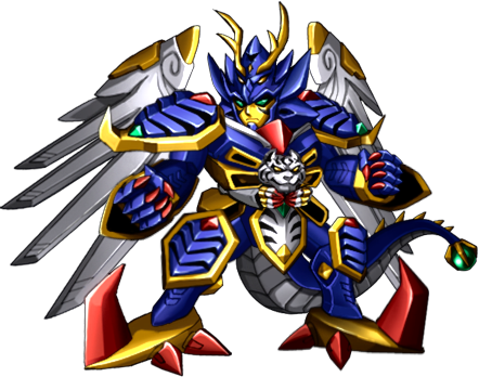 龍虎王 機体全身 — スーパーロボット大戦OG ムーン・デュエラーズ