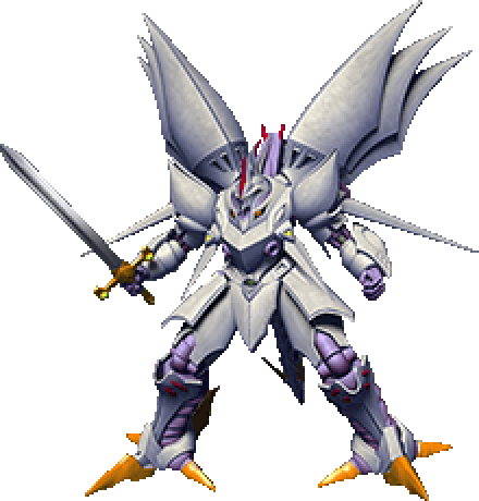 Cybaster full-body art — Super Robot Wars OG Saga: Masou Kishin II – Revelation of Evil God