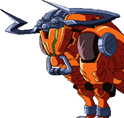 ブルホーン face portrait — Super Robot Wars MX