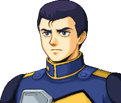 Dan face portrait — Super Robot Wars MX
