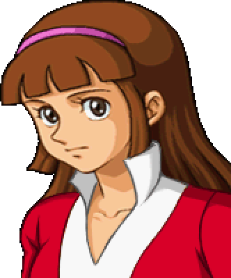 Sayaka face portrait — Super Robot Wars MX