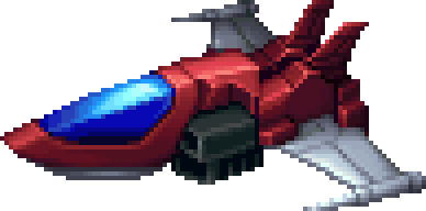 ブルー・ジェット(変形) full-body art — Super Robot Wars MX