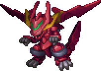 ドラゴンフレア full-body art — Super Robot Wars MX