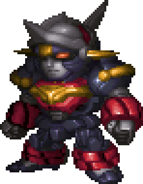 騎士GEAR 凰牙 full-body art — Super Robot Wars MX