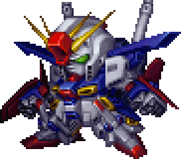 ZZガンダム 機体全身 — スーパーロボット大戦MX