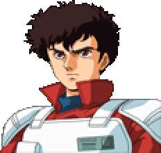 ケーン face portrait — Super Robot Wars MX Portable (port)