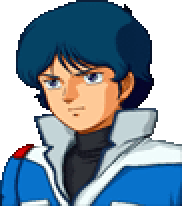 Kamille face portrait — Super Robot Wars MX Portable (port)