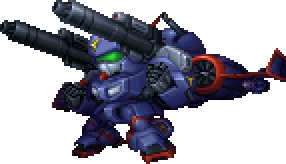 ドラグナー2型カスタム 機体全身 — スーパーロボット大戦MXポータブル (移植版)