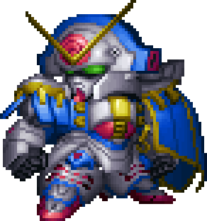 ガンダムローズS 機體全身 — スーパーロボット大戦MXポータブル (移植版)