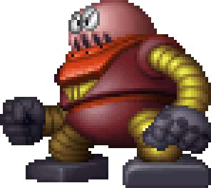 Boss Borot full-body art — Super Robot Wars MX Portable (port)