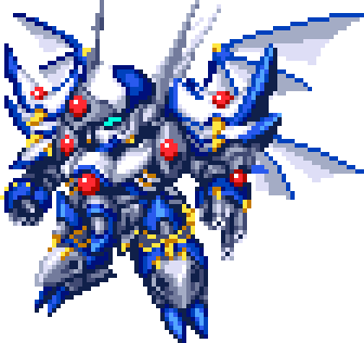 Rein Weissritter full-body art — Super Robot Taisen: Original Generation 2