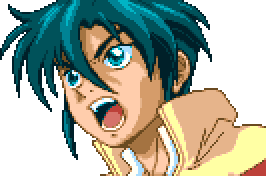 Garrod Ran battle cut-in — Super Robot Wars R