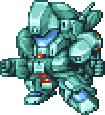 Jegan full-body art — Super Robot Wars R