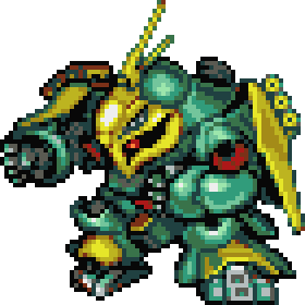 Jagd Doga full-body art — Super Robot Wars R