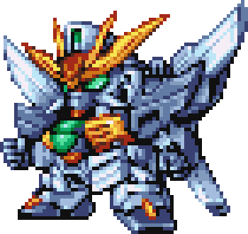 Gundam Double X full-body art — Super Robot Wars R