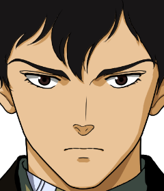 Gyunei face portrait — Super Robot Wars T