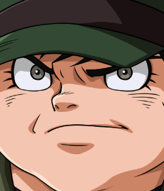 Musashi face portrait — Super Robot Wars T