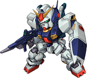 Gundam Mk-II full-body art — Super Robot Wars T