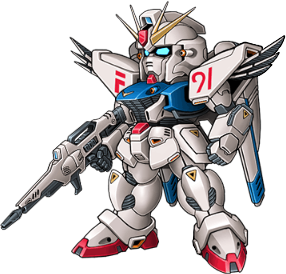 양산형 건담 F91 기체 전신 — 슈퍼로봇대전 V