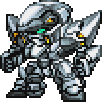 ARX-7 아바레스트 기체 전신 — 슈퍼로봇대전 W