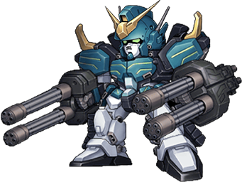 Gundam Heavyarms Custom full-body art — Super Robot Wars X