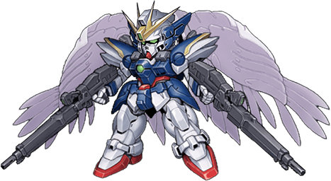 Wing Gundam Zero full-body art — Super Robot Wars X