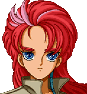 沙羅 顔グラフィック — スーパーロボット大戦XO (移植版)