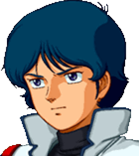 Kamille face portrait — Super Robot Wars XO (port)
