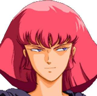 Haman face portrait — Super Robot Wars XO (port)