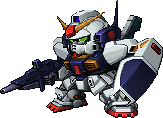 Gundam Mk-II full-body art — Super Robot Wars Z